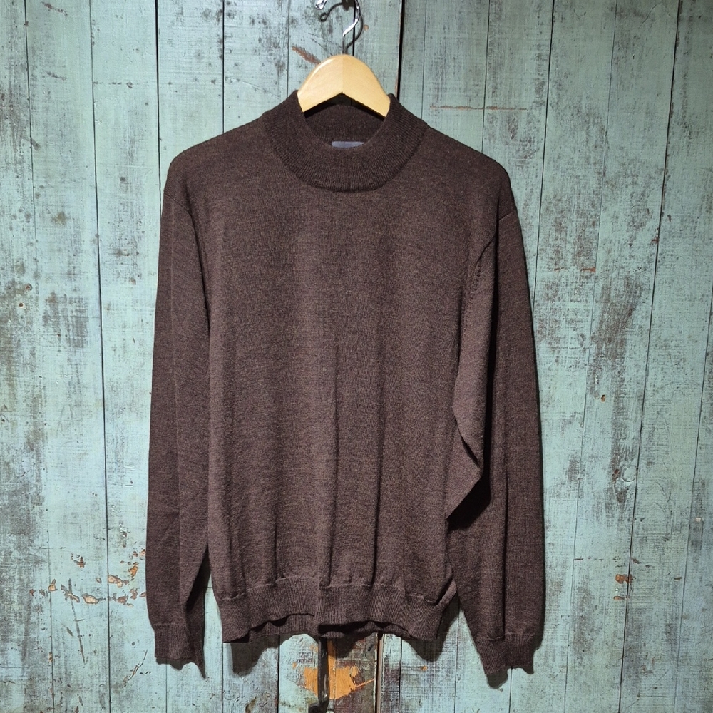 Mercer Street Studio Dark Brown Crewneck Sweater